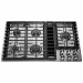 KitchenAid  KCGD506GSS 36 in. Gas Downdraft Cooktop in Stainless Steel with 5 Burners